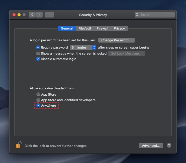 Allow Apps Anywhere Mac Os